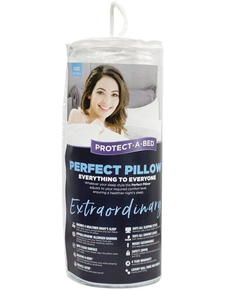 Hot Sale ๐ Protect-A-Bed Perfect Medium Pillow White โค๏ธ 2 Hot Sale ๐ Protect-A-Bed Perfect Medium Pillow White โค๏ธ - Image 2