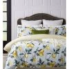 Cheapest 🧨 Heritage Citron Cotton Sateen Quilt Cover Set Sky Blue 🔔