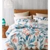 Best Pirce 🔔 Australian House & Garden Ballina Printed Cotton Quilt Cover Set Ocean 🔥