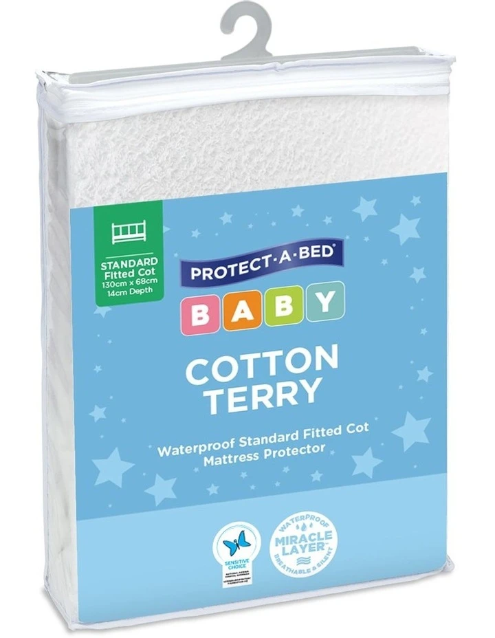 Wholesale π€© Protect-A-Bed Cotton Terry Kids Waterproof Fitted Mattress Protector White π― 1 Wholesale π€© Protect-A-Bed Cotton Terry Kids Waterproof Fitted Mattress Protector White π―