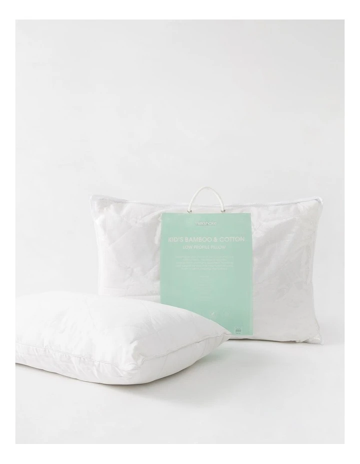 Promo โ๏ธ Milkshake Kids Bamboo & Cotton Low Profile Pillow White ๐ 7 Promo โ๏ธ Milkshake Kids Bamboo & Cotton Low Profile Pillow White ๐ - Image 7