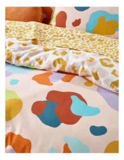 Flash Sale 👍 Beau & Bonnie Lula Cotton Quilt Cover Set Shell Pink ⭐ -Cozy Bed Store 837940600 3 720x928