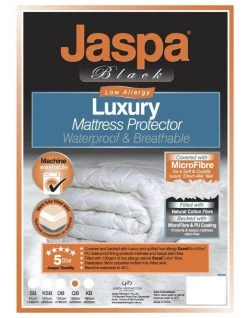 Buy 🎁 Jaspa Herington Jaspa Black Luxury Waterproof protector in White ❤️ -Cozy Bed Store 837985330 3 720x928