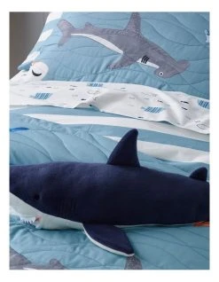 Best Pirce ✔️ Milkshake Sharks The Sea Quilted Quilt Cover Set Blue 🥰 -Cozy Bed Store 838971010 3 720x928