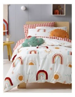 Brand new โ Milkshake Willow Cotton Quilt Cover Set Multicolour โจ