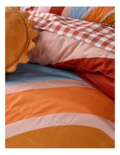 Best Pirce ๐ Milkshake Over The Rainbow Quilted Quilt Cover Set Peach ๐ 5 Best Pirce ๐ Milkshake Over The Rainbow Quilted Quilt Cover Set Peach ๐ -Cozy Bed Store 838971370 3 720x928