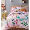 Best Sale ❤️ Milkshake Backyard Butterflies Cotton Quilt Cover Set Multicolour ✔️