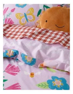 Best Sale ❤️ Milkshake Backyard Butterflies Cotton Quilt Cover Set Multicolour ✔️ -Cozy Bed Store 838971730 3 720x928