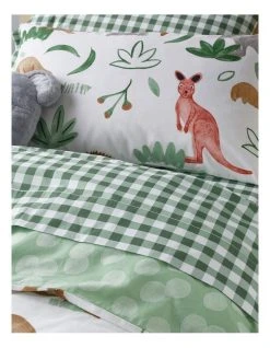 Promo 🔔 Milkshake Aussie Friends Cotton Quilt Cover Set White 👍 -Cozy Bed Store 838972000 3 720x928