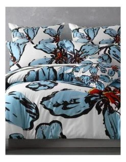 Cheap 🌟 Bromley Flowers Quilt Cover Set Blue 🎁