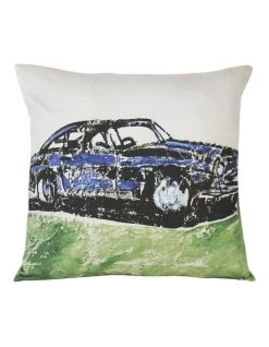 Deals ❤️ Bromley Vintage Car Cushion Blue ❤️