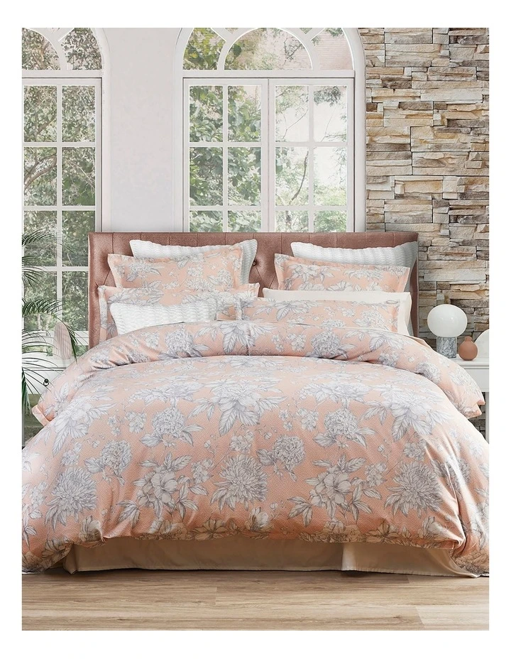 Buy ⌛ Private Collection Thornleigh Quilt Cover Set Pink 🎉 1 Buy ⌛ Private Collection Thornleigh Quilt Cover Set Pink 🎉