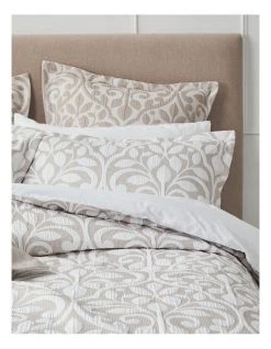 Best deal ⌛ Private Collection Marina Quilt Cover Set Linen 🎁 -Cozy Bed Store 839120410 5 720x928