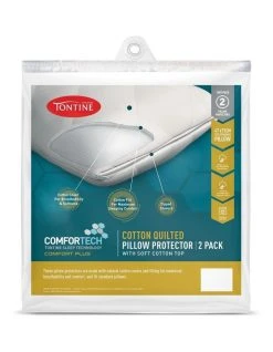 Brand new ❤️ Tontine Comfortech Quilted Waterproof Pillow Protector 2 Pack 👍
