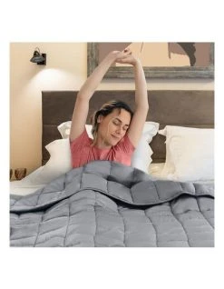Brand new ⭐ Laura Hill Kids Heavy Weighted Blanket 5Kg Grey 😉 -Cozy Bed Store 840049210 7 1 720x928