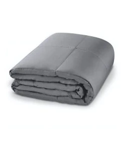 Best Sale 😉 Laura Hill Kids Heavy Weighted Blanket 9Kg Grey ⌛