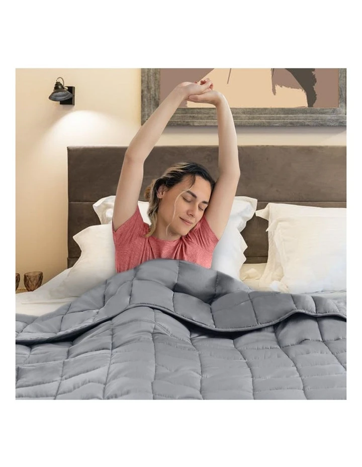 Best Sale 😉 Laura Hill Kids Heavy Weighted Blanket 9Kg Grey ⌛ 2 Best Sale 😉 Laura Hill Kids Heavy Weighted Blanket 9Kg Grey ⌛ - Image 2