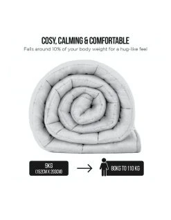 Top 10 ❤️ Laura Hill Kids Heavy Weighted Blanket 9kg White 😍 -Cozy Bed Store 840049570 3 1 720x928