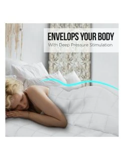 Top 10 ❤️ Laura Hill Kids Heavy Weighted Blanket 9kg White 😍 -Cozy Bed Store 840049570 4 1 720x928