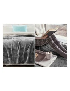 Best Sale ✨ Laura Hill 220 X 240cm Mink Blanket Double Sided Queen Soft Plush Bed Faux Throw Rug 800gsm 🔥 -Cozy Bed Store 840049750 7 720x928