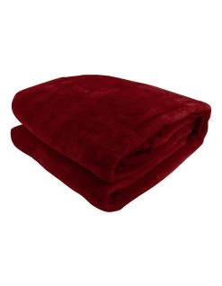 Cheap 👏 Laura Hill Mink Blanket Double Sided Queen Size Soft Plush Bed Faux Throw Rug 220 X 240cm 🌟