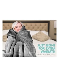 Outlet 🔥 Laura Hill Mink Blanket Double Sided Queen Size Soft Plush Bed Faux Throw Rug 220 X 240cm 🛒 -Cozy Bed Store 840050290 3 720x928