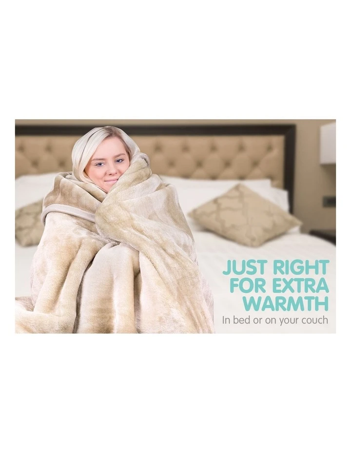 New ๐ฅ Klika Mink Blanket Double Sided Queen Size Soft Plush Bed Faux Throw Rug 220 X 240cm ๐ฏ 3 New ๐ฅ Klika Mink Blanket Double Sided Queen Size Soft Plush Bed Faux Throw Rug 220 X 240cm ๐ฏ - Image 3