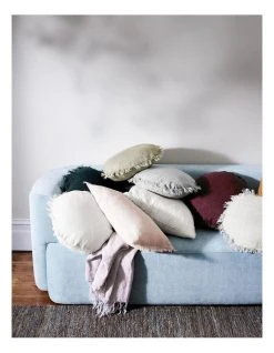 Outlet ๐ Aura Home Vintage Linen Fringe Cushion Sand ๐ฏ 5 Outlet ๐ Aura Home Vintage Linen Fringe Cushion Sand ๐ฏ -Cozy Bed Store 840238120 3 1 720x928