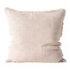 Promo ✔️ Aura Home Vintage Linen Fringe Cushion Shell 👍