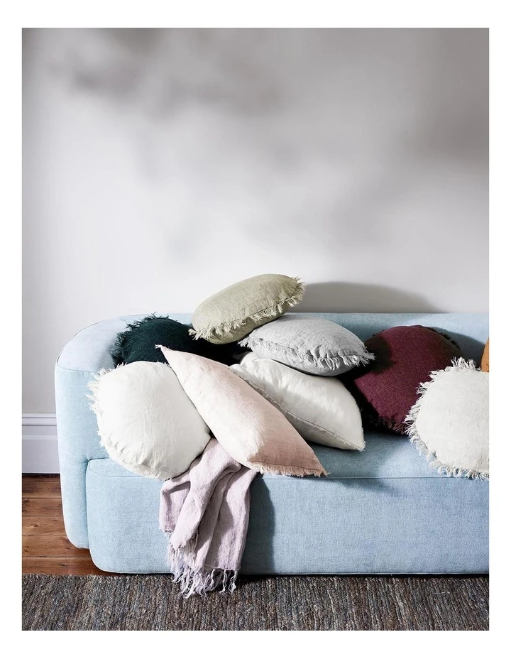 Promo ✔️ Aura Home Vintage Linen Fringe Cushion Shell 👍 3 Promo ✔️ Aura Home Vintage Linen Fringe Cushion Shell 👍 - Image 3