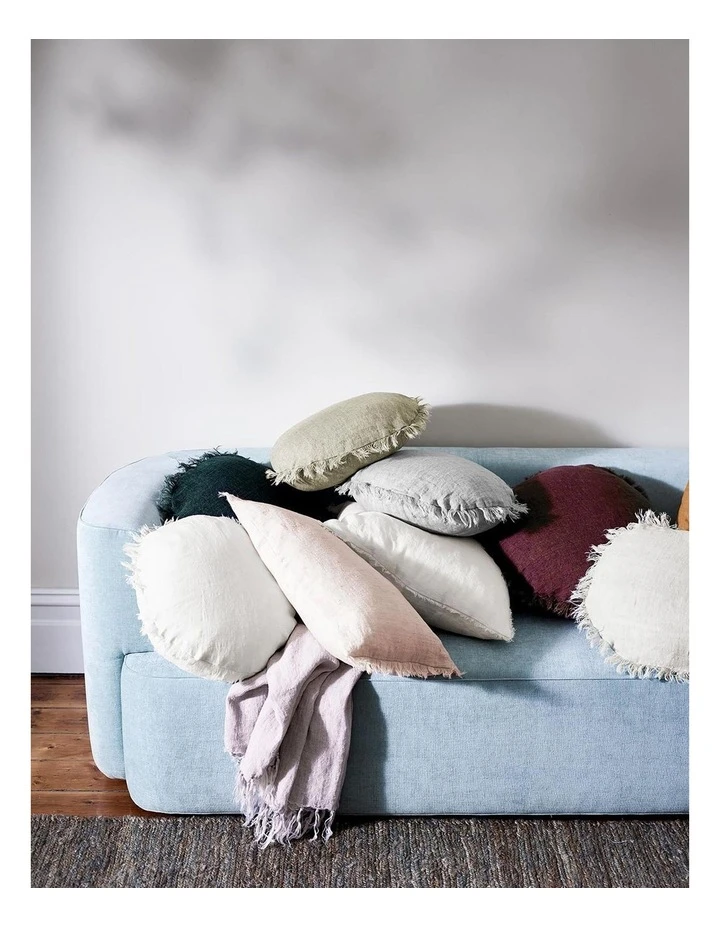 Flash Sale ๐ Aura Home Vintage Linen Fringe 45cm Round Cushion in Shell โ๏ธ 3 Flash Sale ๐ Aura Home Vintage Linen Fringe 45cm Round Cushion in Shell โ๏ธ - Image 3