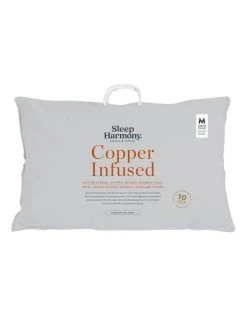 Outlet ⭐ Tontine Sleep Harmony Copper Infused Pillow White ❤️