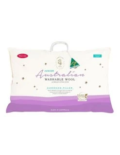 Budget 😀 Tontine Homestead Junior Australian Washable Wool Pillow White ✔️