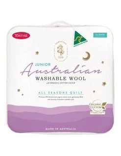New 🧨 Tontine Homestead Junior Australian Washable Wool Quilt White ✨