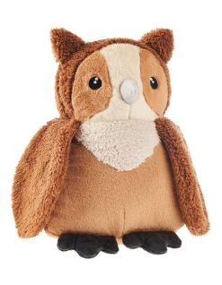 New ✨ Linen House Kids I'M A Hoot Cushion Brown 🧨