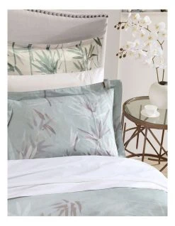 Best Pirce ⭐ Grace by Linen House Bamboo Florette Quilt Cover Set in Sage 🤩 -Cozy Bed Store 840493360 3 720x928