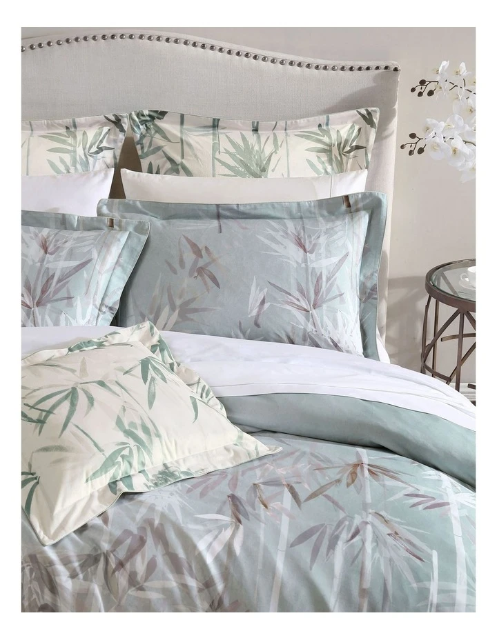 Budget 🎉 Grace by Linen House Bamboo Florette Cushion Sage 😉 2 Budget 🎉 Grace by Linen House Bamboo Florette Cushion Sage 😉 - Image 2