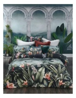 New ❤️ M.M Linen Gardens Of Petra Quilt Cover Set Multicolour 🤩