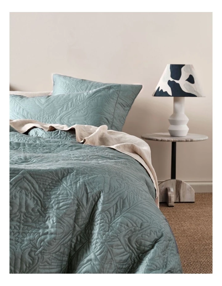 Budget ⭐ Linen House Isadora Quilt Cover Set Petrol ✔️ 2 Budget ⭐ Linen House Isadora Quilt Cover Set Petrol ✔️ - Image 2