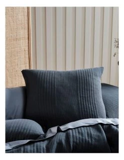 Wholesale ❤️ Linen House Osmond Quilt Cover Set Steel 🧨