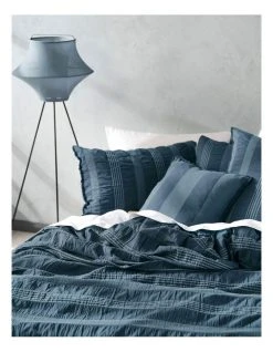Deals 🤩 Linen House Shrimpton Cushion 45x45cm in Slate Grey 💯 -Cozy Bed Store 841414240 841439530 3 720x928