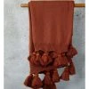 Brand new 🌟 M.M Linen Birch Throw in Terracotta 🌟