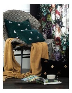 Buy 🔥 M.M Linen Buzz Cushion 30x50cm in Emerald 👍 -Cozy Bed Store 841632490 3 720x928