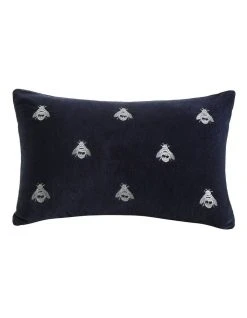 Flash Sale ❤️ M.M Linen Buzz Cushion 30x50cm in Navy 💯