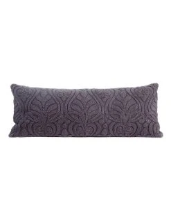 Outlet ⭐ M.M Linen Malta Cushion 35x90 in Plum 🛒