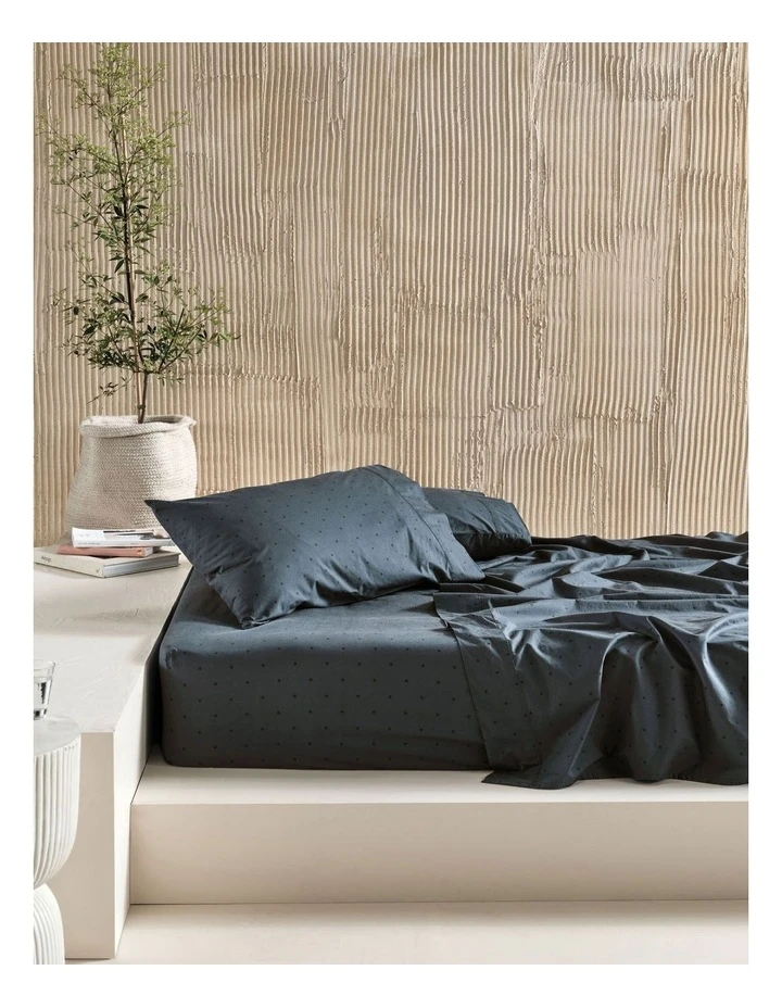 Deals ✔️ Linen House 250TC Vivienne Sheet Set in Slate ⭐ 1 Deals ✔️ Linen House 250TC Vivienne Sheet Set in Slate ⭐