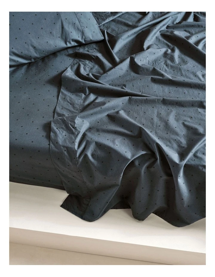 Deals ✔️ Linen House 250TC Vivienne Sheet Set in Slate ⭐ 2 Deals ✔️ Linen House 250TC Vivienne Sheet Set in Slate ⭐ - Image 2