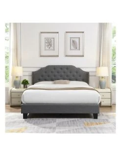 Flash Sale ❤️ IHOMDEC BEF02 Double Size Bed Frame Base Mattress Platform Grey ✨ 9 Flash Sale ❤️ IHOMDEC BEF02 Double Size Bed Frame Base Mattress Platform Grey ✨ -Cozy Bed Store 842432320 3 720x928