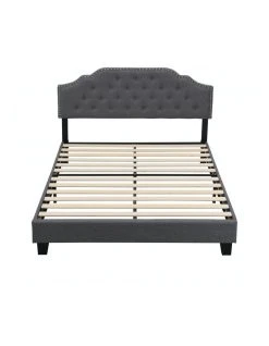 Flash Sale ❤️ IHOMDEC BEF02 Double Size Bed Frame Base Mattress Platform Grey ✨ 12 Flash Sale ❤️ IHOMDEC BEF02 Double Size Bed Frame Base Mattress Platform Grey ✨ -Cozy Bed Store 842432320 6 720x928