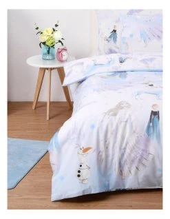 Cheapest 🤩 Frozen Storybook Quilt Cover Set Light Blue ⭐